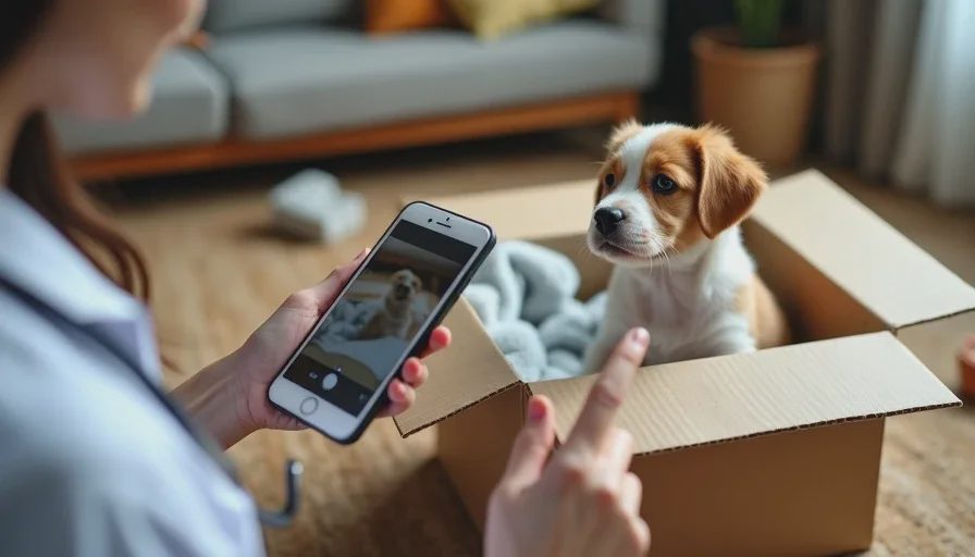 first pet checklist in action the day a new puppy comes home
