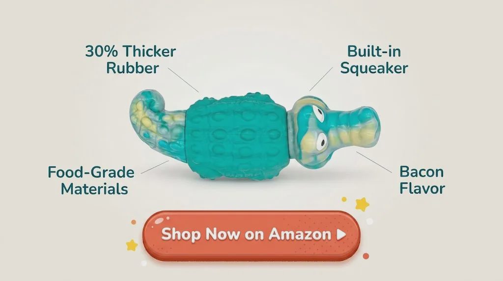 WinTour dog chew toys features with Shop Now on Amazon button