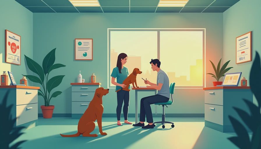 Visual context for dog blood in diarrhea