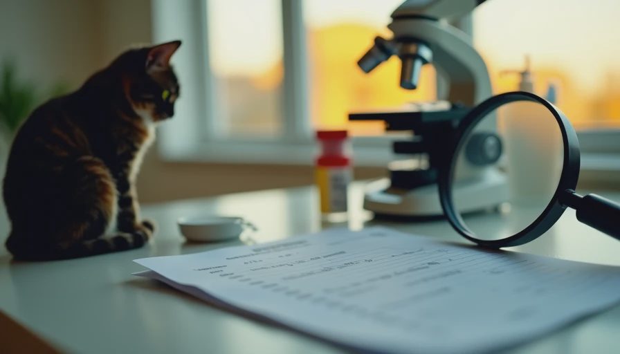 Visual context for how to tell if a cat has worms