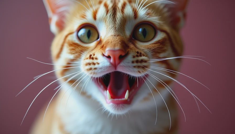 Visual context for pale gums in cat