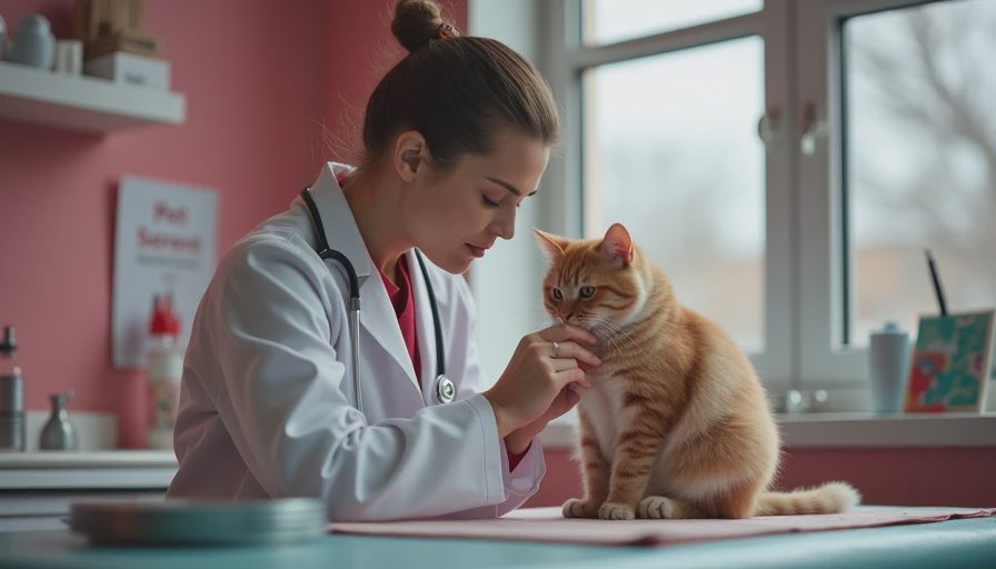 Visual context for cat nail infection