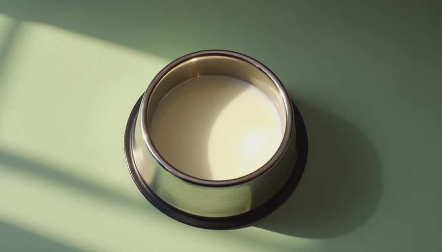 Visual context for can puppies drink cow milk