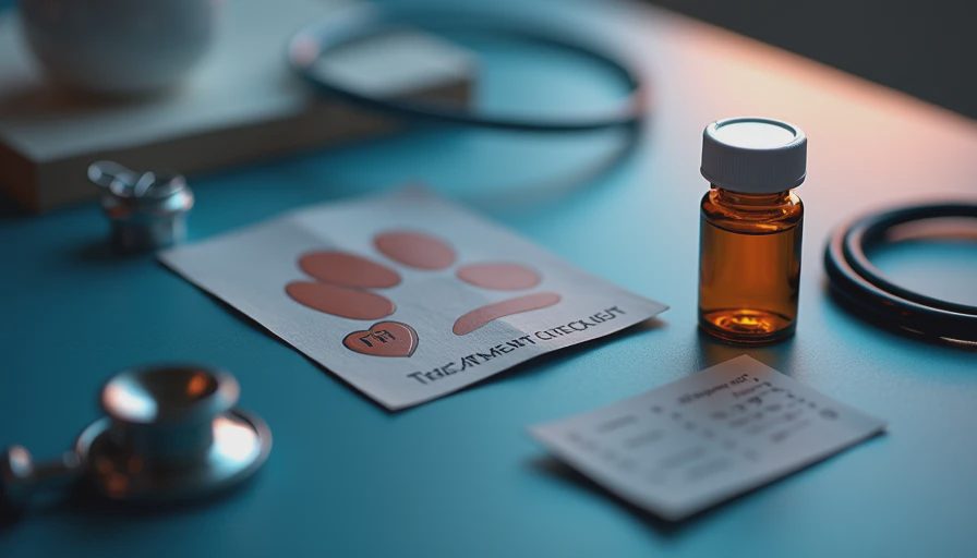 Illustration for intestinal worm treatment for dogs