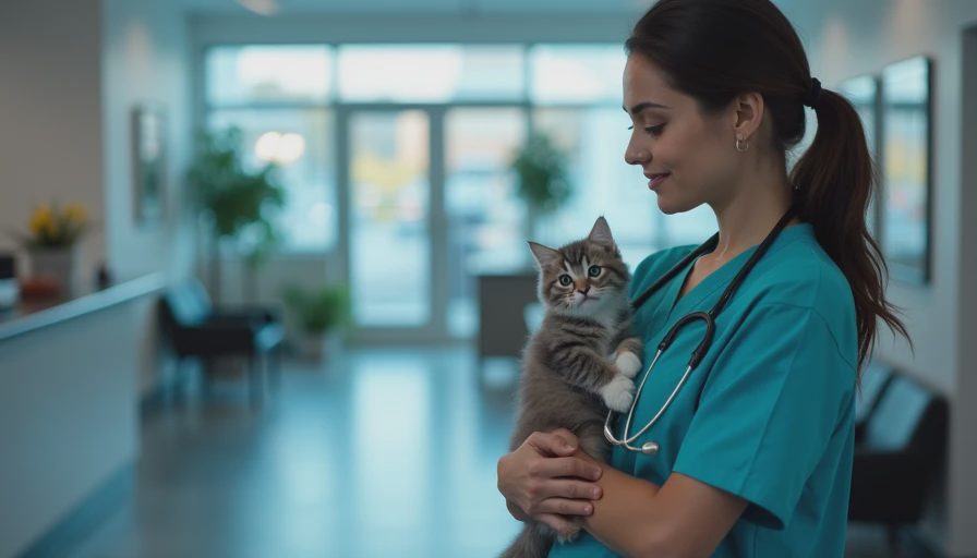 Visual context for kitten shots schedule